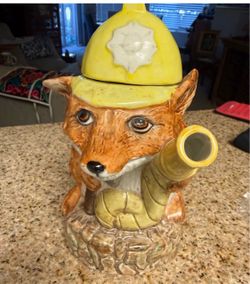 Tea pot Fox Figure