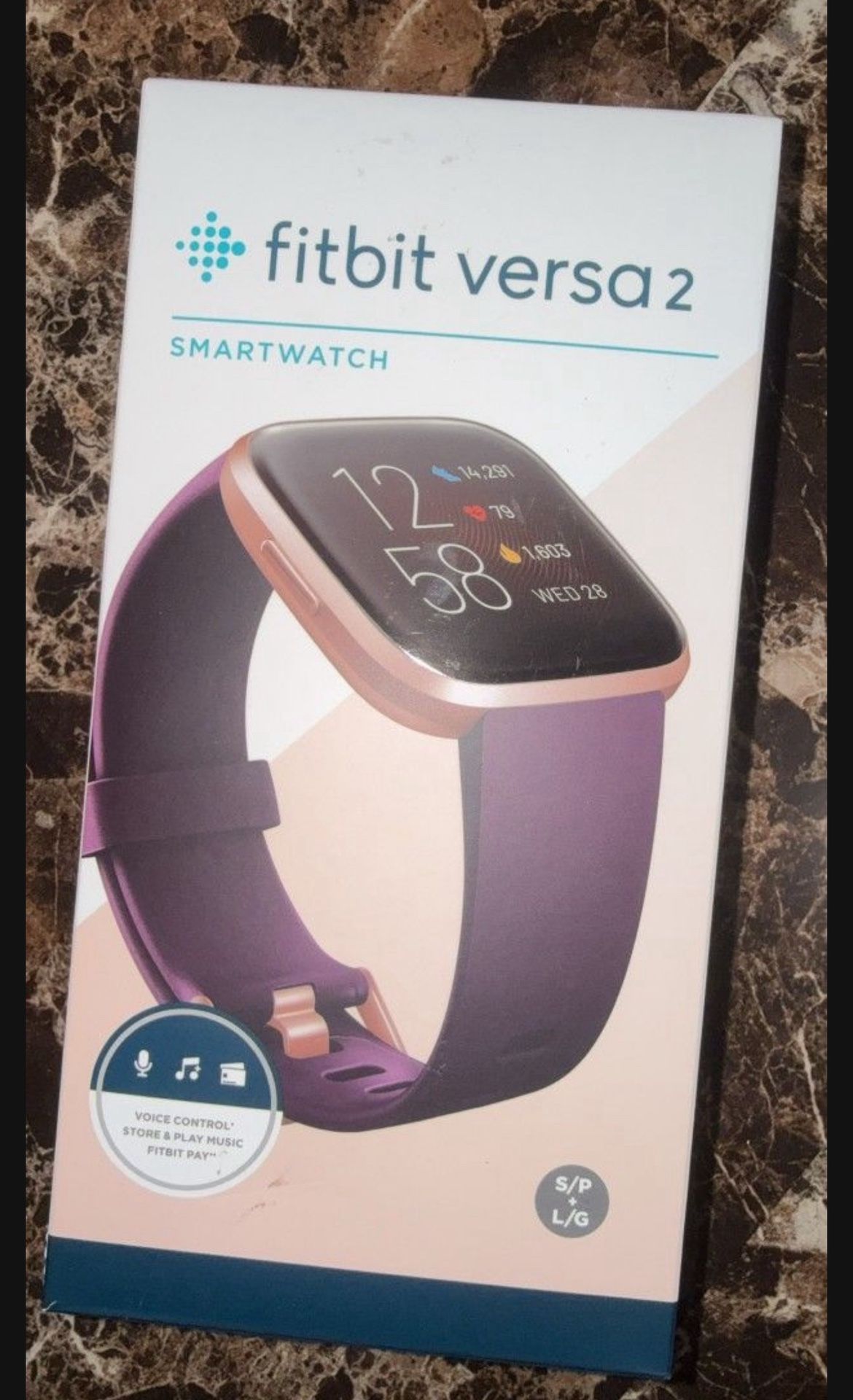 Fitbit Versa 2 Smartwatch Bundle