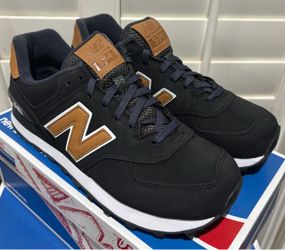 NIB New Balance ML574SLA ‘LUX PACK’ (Black/Wheat) Nubuck 574 (Mens Size 9) - $65