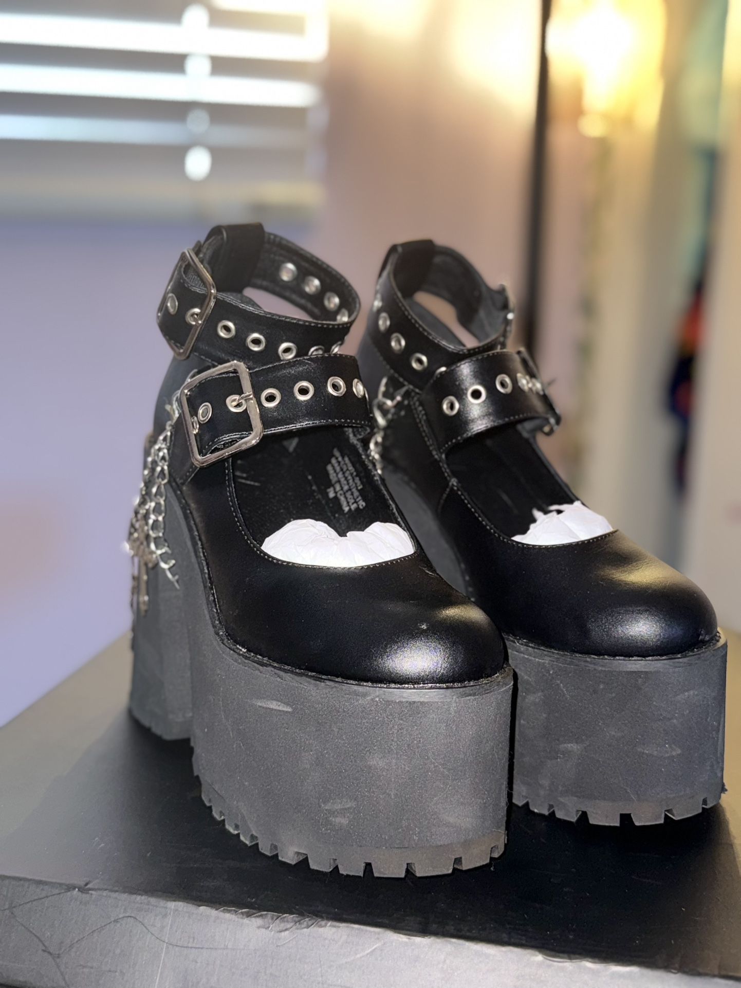 Widow Platform Mary Janes