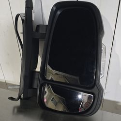 Door Mirror Right Passenger Side Replacement For Ram ProMaster 1 3-2022, Replace CH1321376 5VE98JXWAA, Black 8PINS