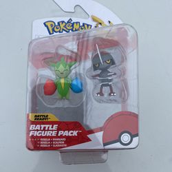Pokemon Battle Figure Pack Pawniard & Roselia New Sealed