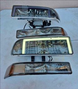 98-04 Chevrolet S10 Blazer LED DRL Headlights Luces Micas Calaveras Faros Faroles Focos Headlamps Chevy