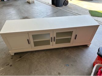 White TV stand