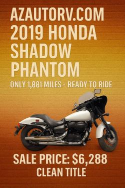 2019 Honda Shadow Phantom
