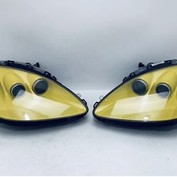 2005-2013 CHEVY CORVETTE C6 LEFT AND RIGHT SIDE HEADLIGHT HID XENON OEM YELLOW