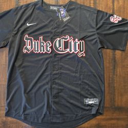 Brand new Duke city baseball jersey fully stitched