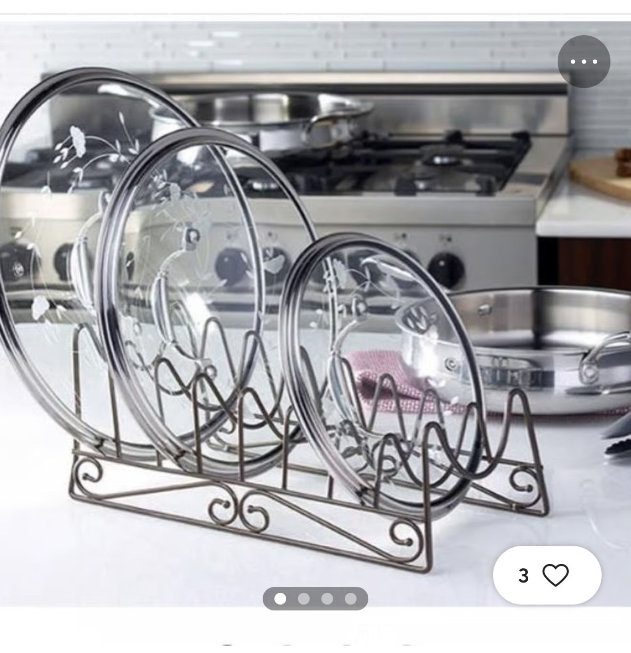 Princess House Lid Organizer 