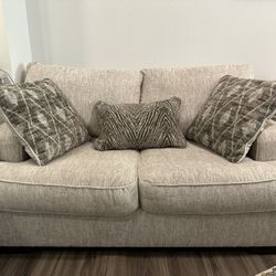 ✨ Beautiful Sofa Set with Coffee Table & Side Tables – Like New (1 Year Old)