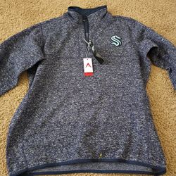 Seattle kraken zip up jacket