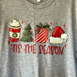 NEW Ladies Christmas Holiday T-Shirt