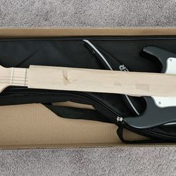 Donner DSJ-100 - 30 inch Electric Guitar Kit (Guitar, Strings, Picks, Truss Rod Key, Case, Amp, etc)