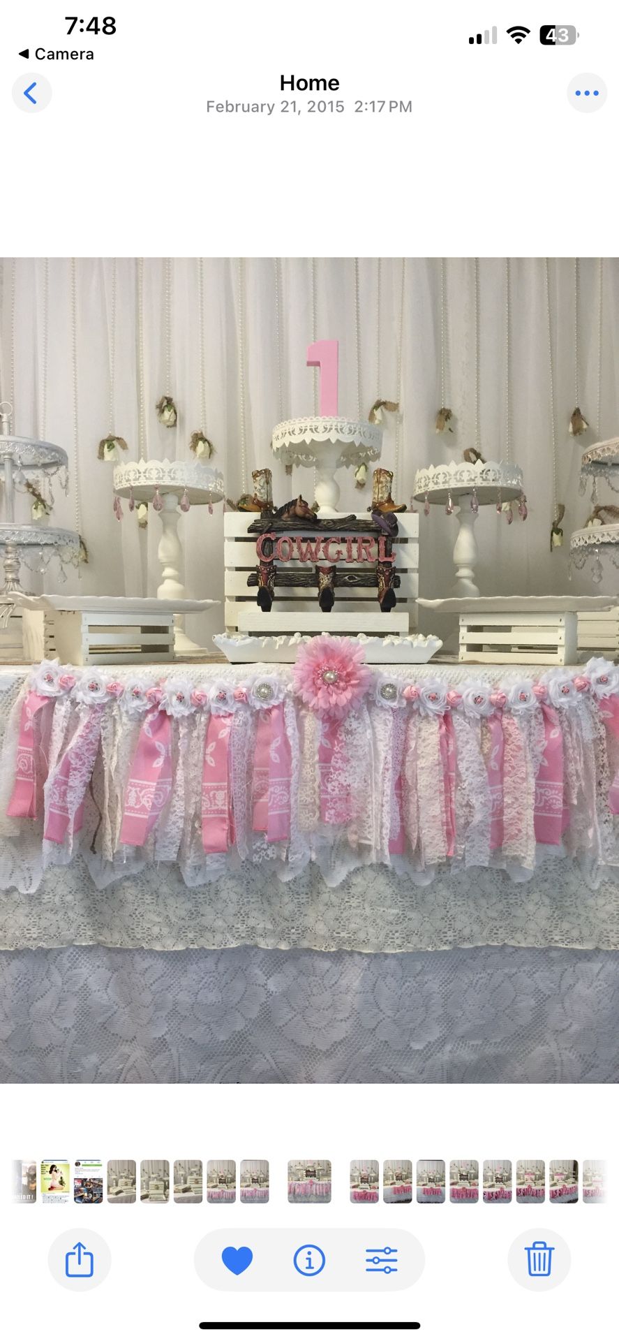 Party Decoration, Birthday, Baptism Etc.