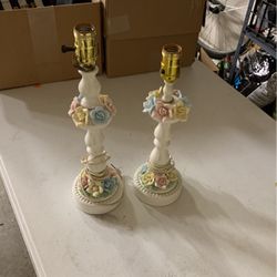 Antique Lamps Perfect For A Little Girls Room