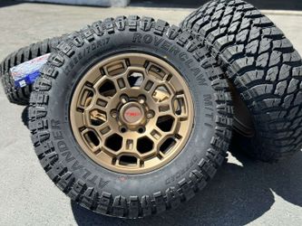 17" Toyota TRD Pro Style Wheels And Tires 