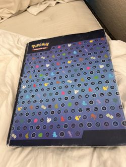 full Binder of Pokémon cards( just 2 pages of my good cards