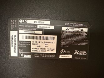 LG 43 inch Full HD 1080p SMART tv