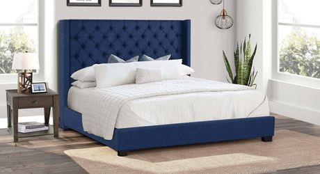 Elegant Button Tufted Queen Bed β Affordable Luxury Fast Delivery