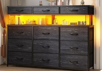 Brand new LED dresser steel in box