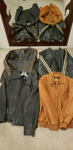 2 leather 2 vinil mens jacket $65