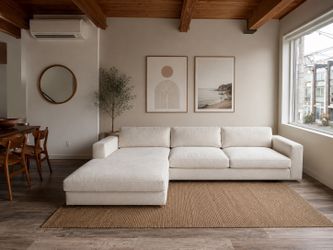 Crate and Barrel sectional couch
