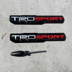 Tacoma TRD Sport Badges Decals 