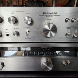 VINTAGE KENWOOD AMP AND TUNER KA-3500 KT-5500