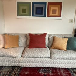Vintage MCM Couch 84”