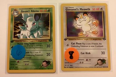 1st Edition Giovanni’s Pokémon Gym Challenge Near Mint