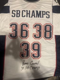 Romeo Crennel Autographed Custom Pats Jersey
