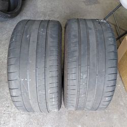 275/35R19 MICHELIN PILOT SUPER SPORT PAIR OF TIRES 