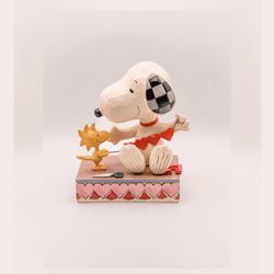 Snoopy & Woodstock “Stringing Hearts” By Jim Shore