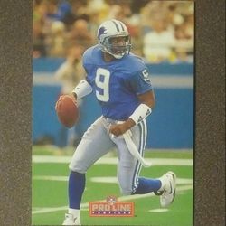 1992 Pro Line Rodney Peete Detroit Lions #15 Football Card Vintage Collectible Sports NFL 