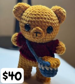 Crochet Bear Plushie