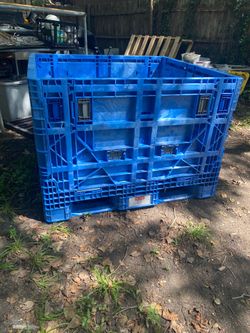 Uline folding crate