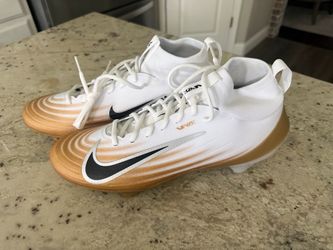 Nike Vapor Cleats White and Gold
