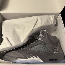 Nike Air Jordan 5 Retro Wolf Grey 2026 Men’s Size 13