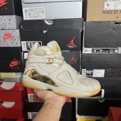 Jordan 8 Champagne size 10.5 USED But Clean 