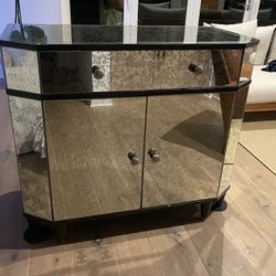 Mitchell Gold Mirrored Cabinet