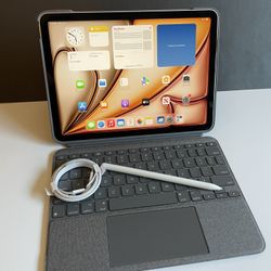 Apple IPad Air 11” ( M2 chip / 2024 Model) 512GB / 1TB with pen, Logitech keyboard & Accessories 