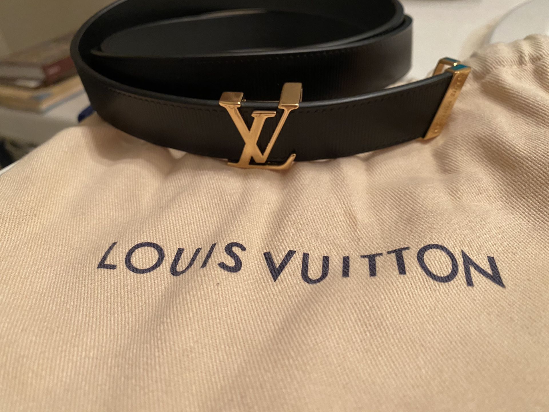 Brand new (Never worn) Louis Vuitton "Initiales" Belt 20mm. $535 retail.