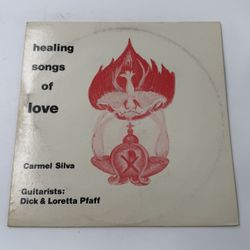 HEALING SONGS OF LOVE Private Issue Devotional LP Rarity CARMEL SILVA w Guitars!