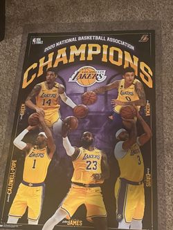 2020 lakers championship poster