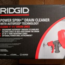 Ridgid Power Spin Drain Cleaner
