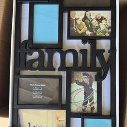 Pic Collage Frame For Photos With Word Family