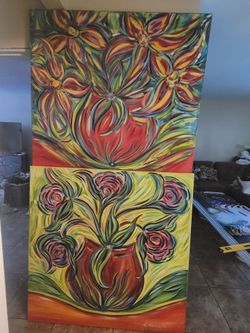 Floral painting