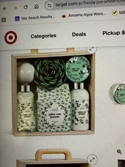 White rose and Jasmine spa gift set