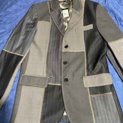 Marc Ecko Cut & Sew Nwt Blazer Coat Suit Sport Jacket Mens Size Medium M H & M Zara Express Formal Casual Calvin Klein Perry Ellis
