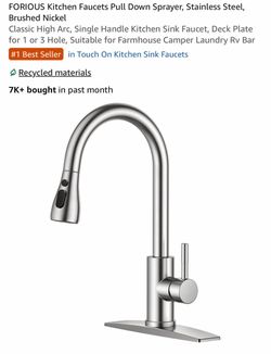 FORIOUS Kitchen Faucets