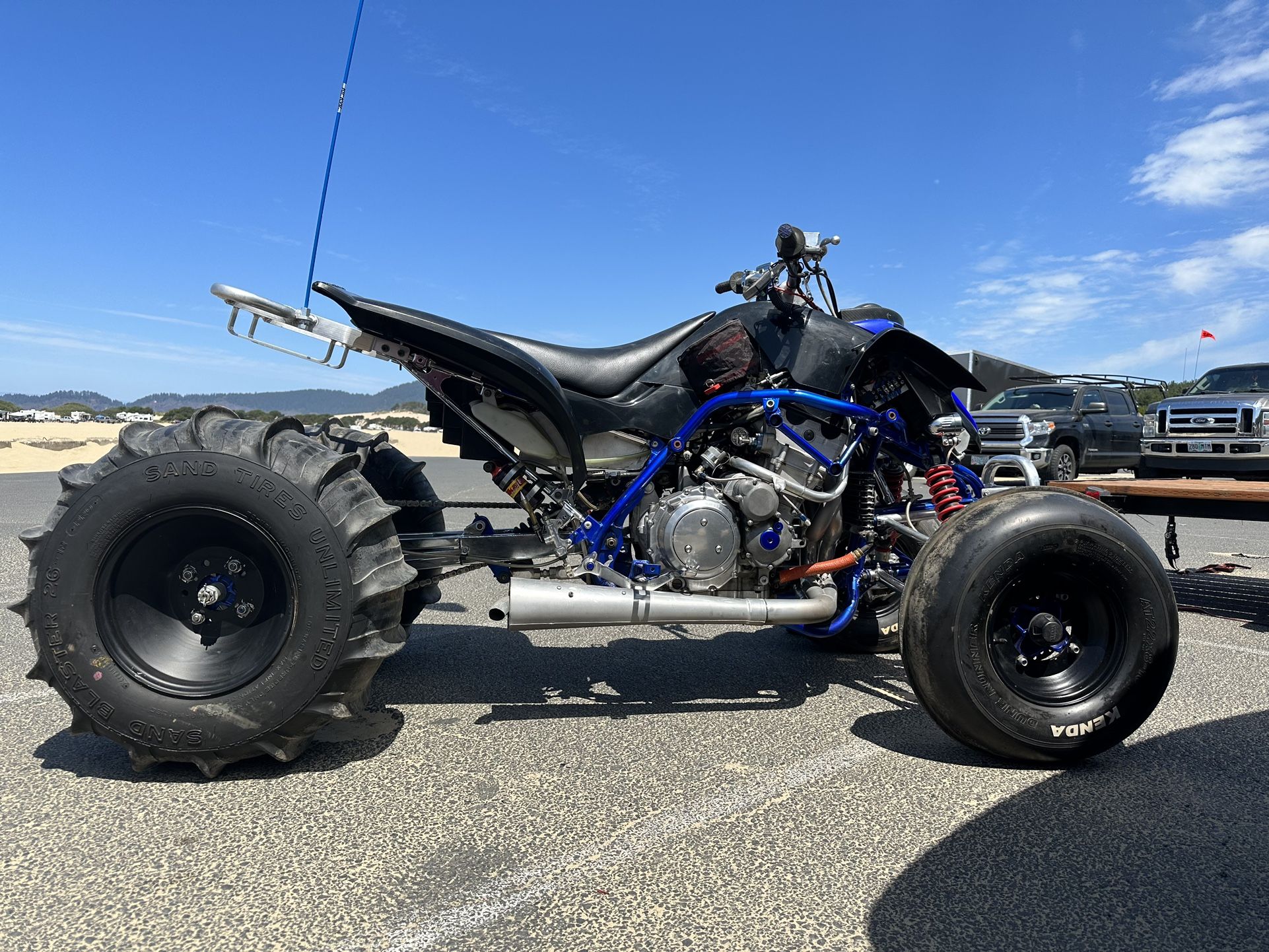 Huyabusa Swapped Yamaha Raptor